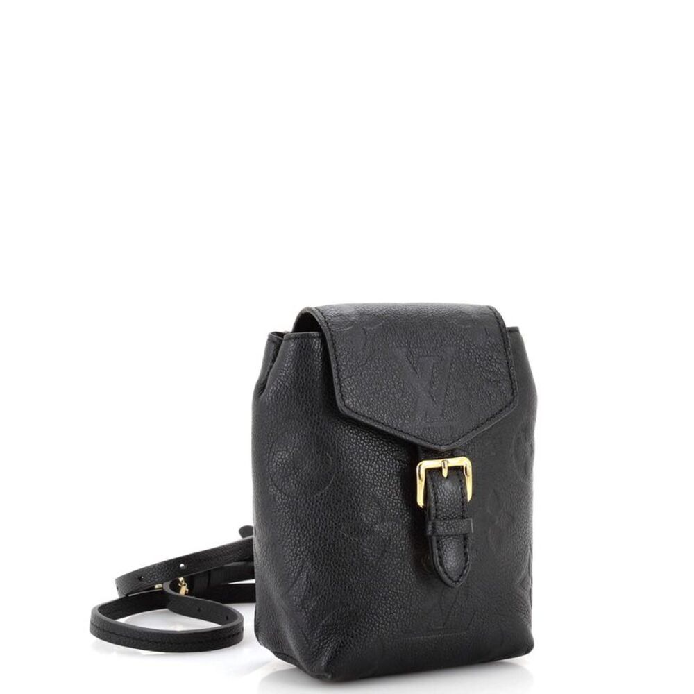 Louis Vuitton Black Leather Backpack - Picture 2 of 8